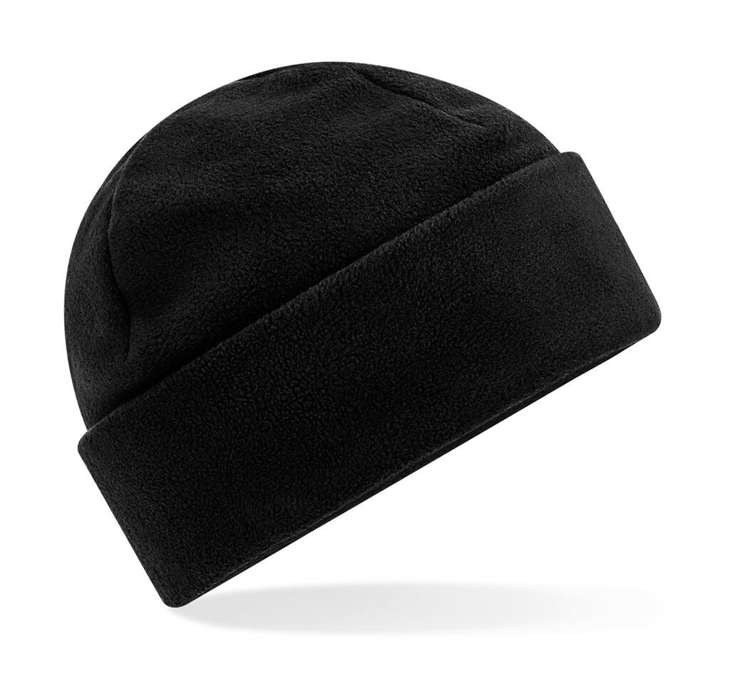 Beechfield Recycled Fleece Cuffed noir