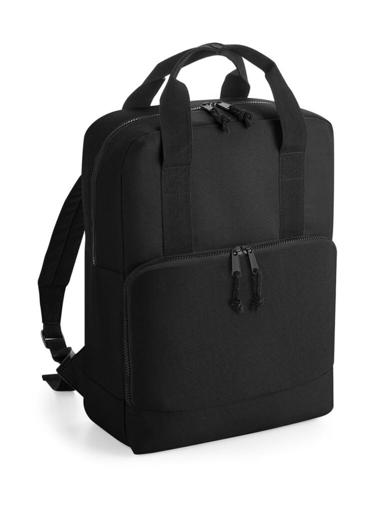 Sac à dos Bagbase Recycled Twin Handle Cooler Backpack noir