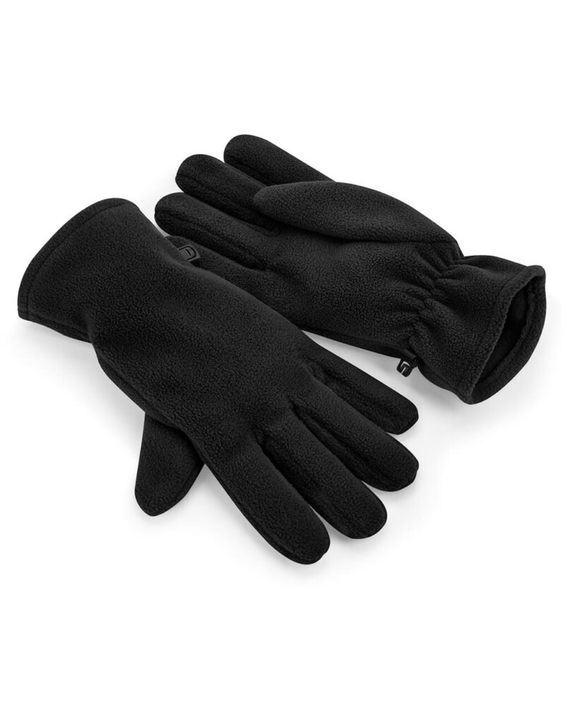Beechfield Recycled Fleece Gloves noir
