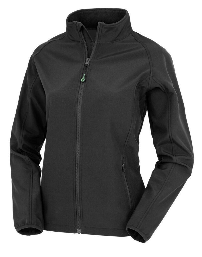 Veste Result Recycled Recycled 2-Layer Printable Softshell Jkt noir