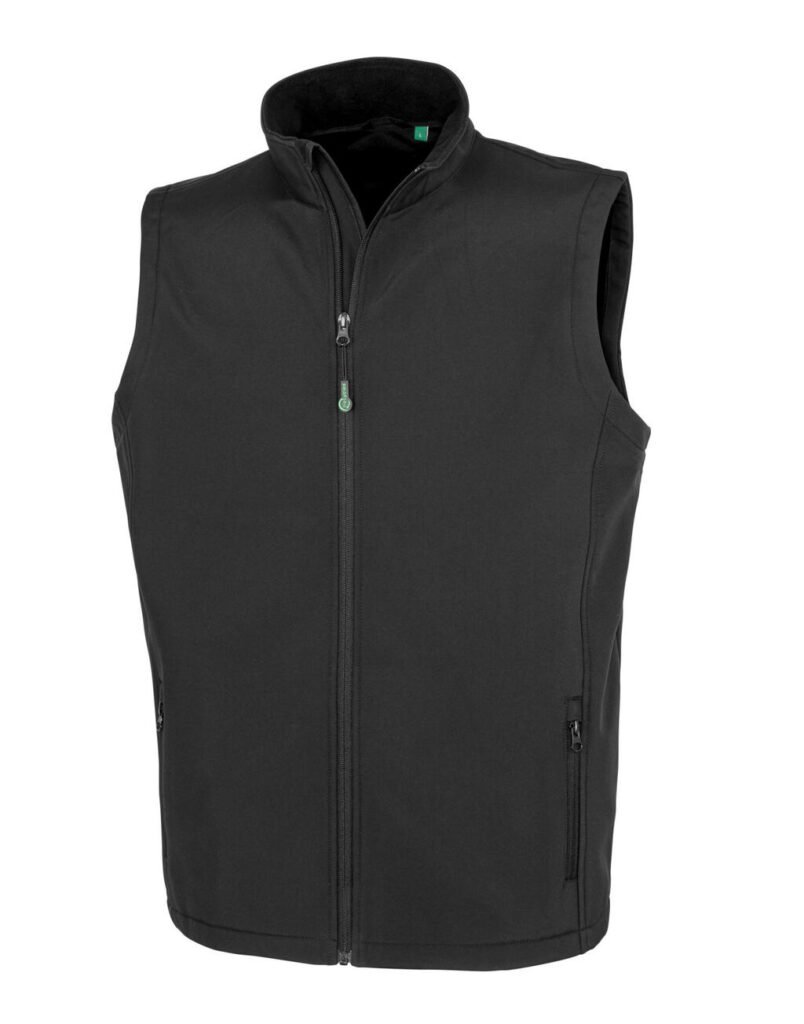 Veste Result Recycled Recycled 2-Layer Printable Softshell B noir