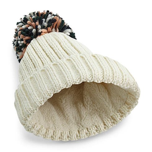 Bonnet Beechfield Hygge blanc cassé
