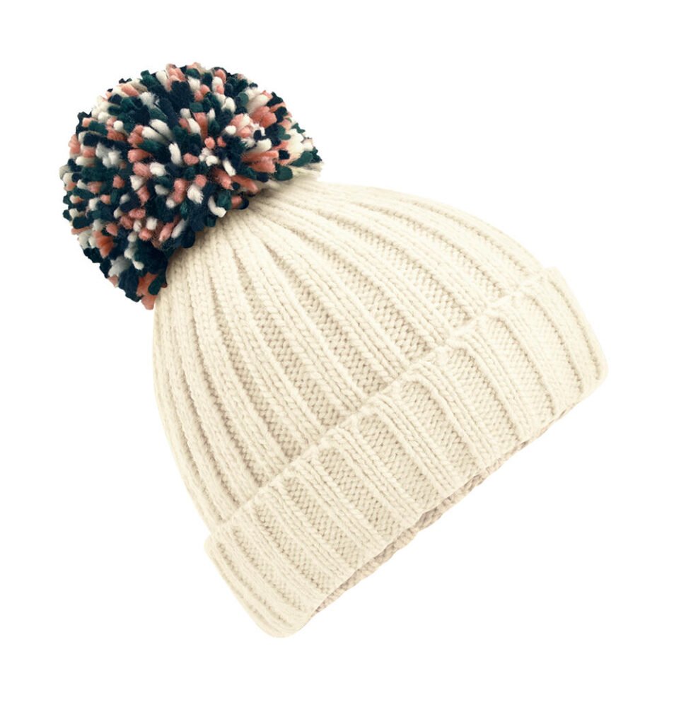 Bonnet Beechfield Hygge blanc cassé