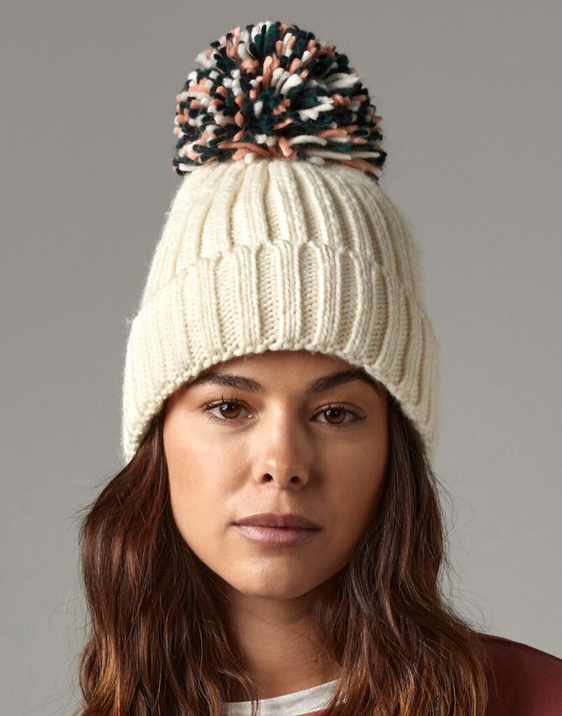 Bonnet Beechfield Hygge blanc cassé