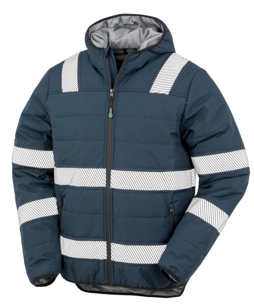 Result Recycled Recycled Ripstop Padded Safety bleu marine