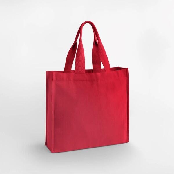 Tote bag Westford Mill Chevron Handle Shopper scarlet red