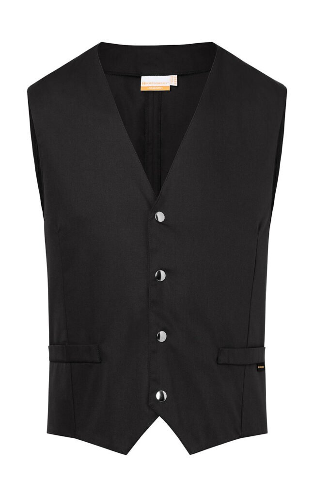 Veste de travail Karlowsky Waistcoat Kai noir