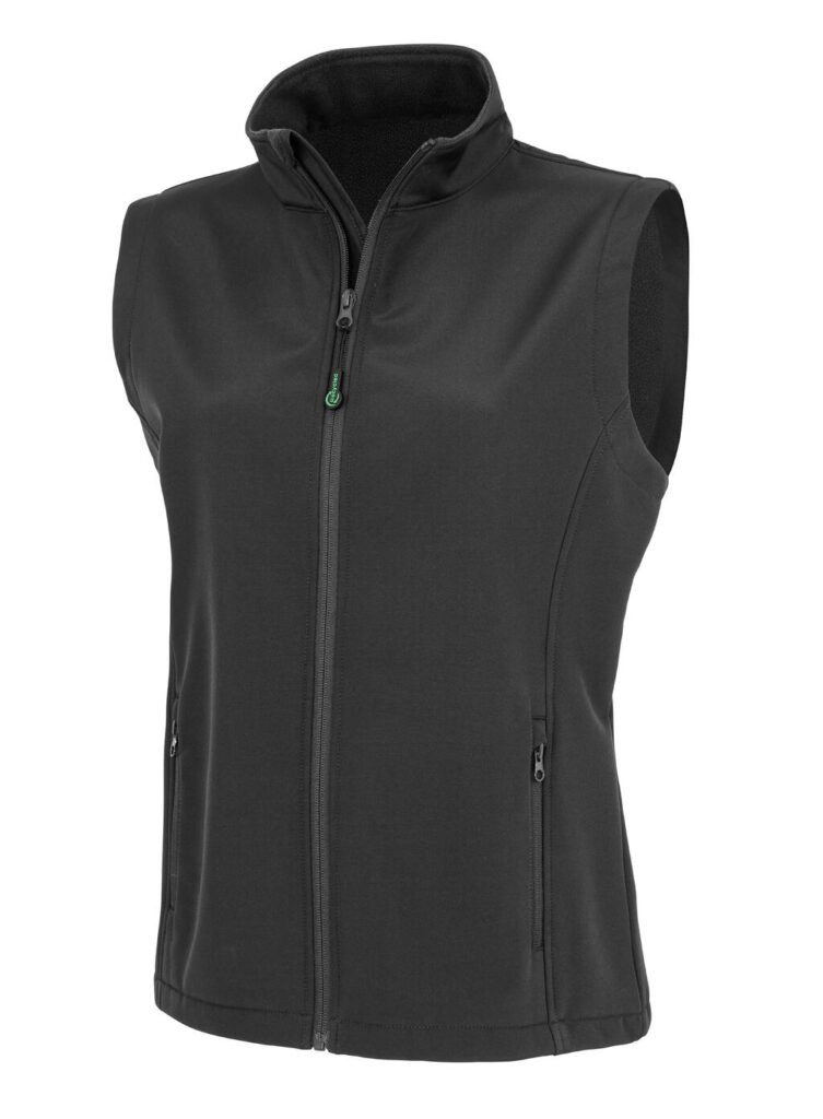 Veste Result Recycled Recycled 2-Layer Printable Softshell B noir