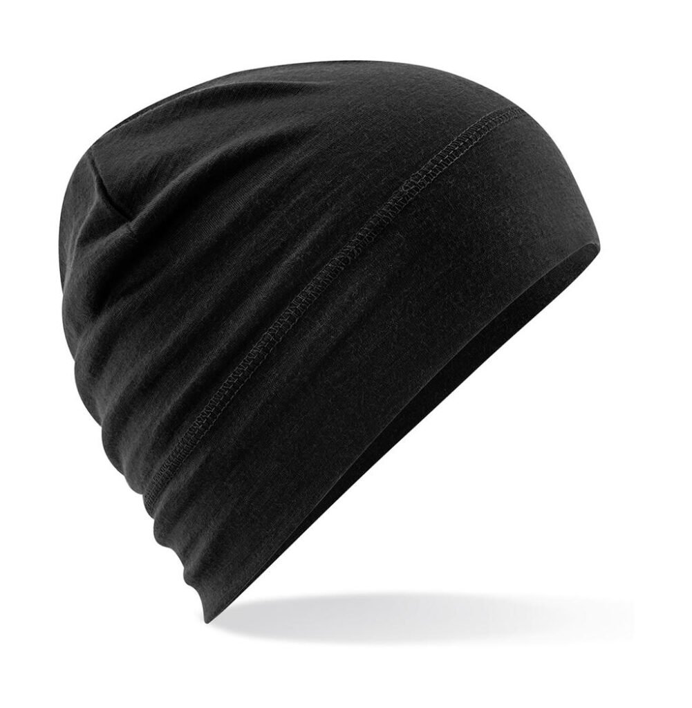 Bonnet Beechfield Merino noir