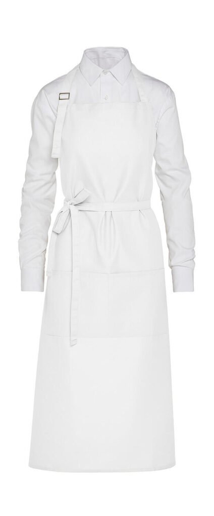 SG Accessories - BISTRO AMSTERDAM - Recycled Bib Apron Pocket blanc