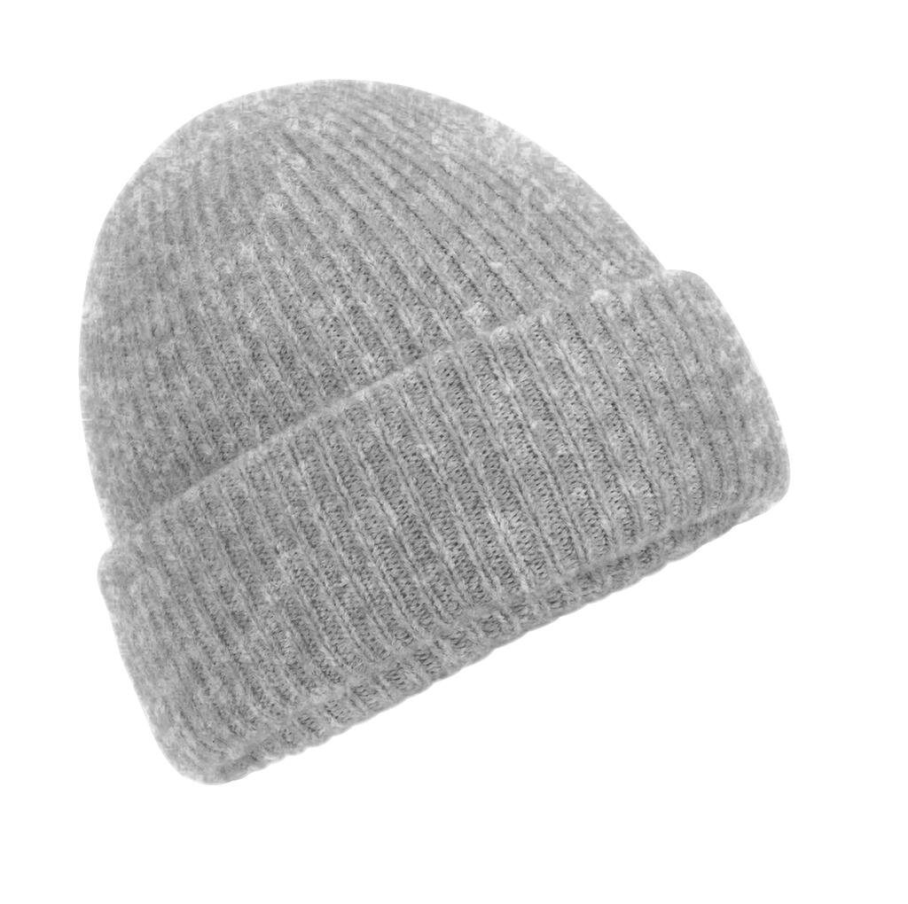 Beechfield Cosy Ribbed gris chiné