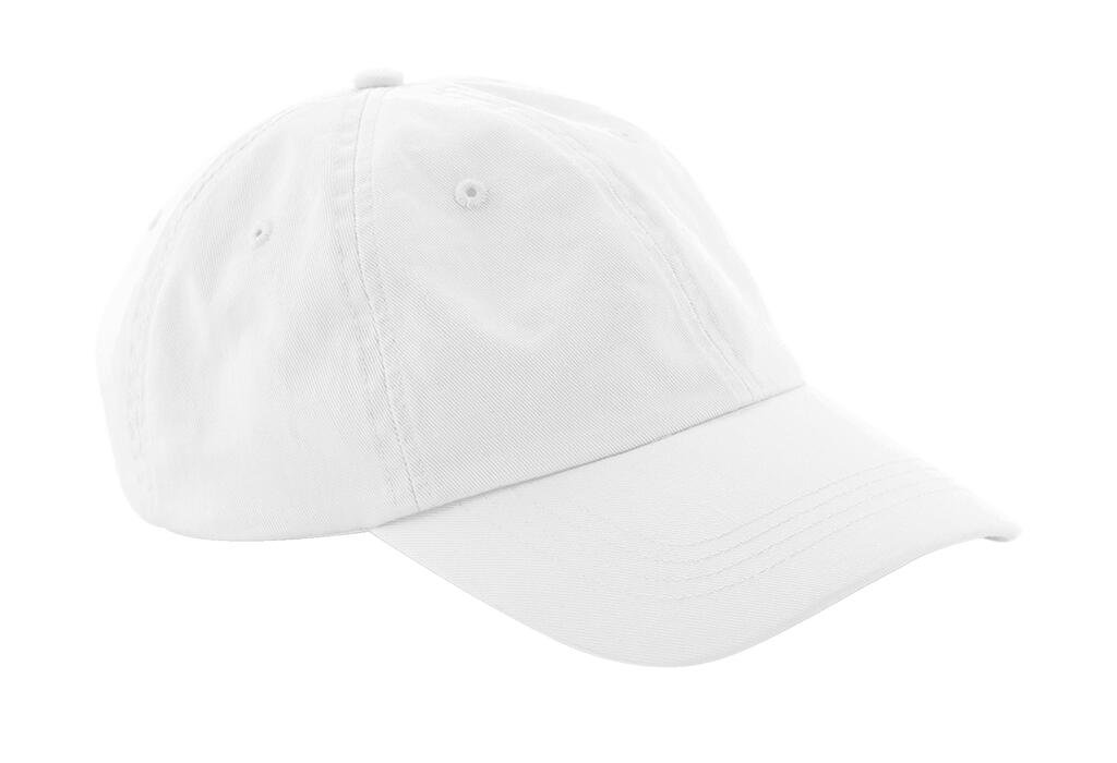 Casquette Beechfield Organic Cotton 6 Panel Dad blanc