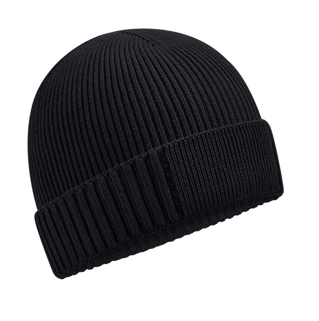 Beechfield Organic Cotton Engineered Patch noir