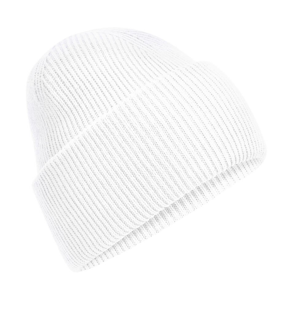 Beechfield Classic Engineered Deep Cuffed blanc