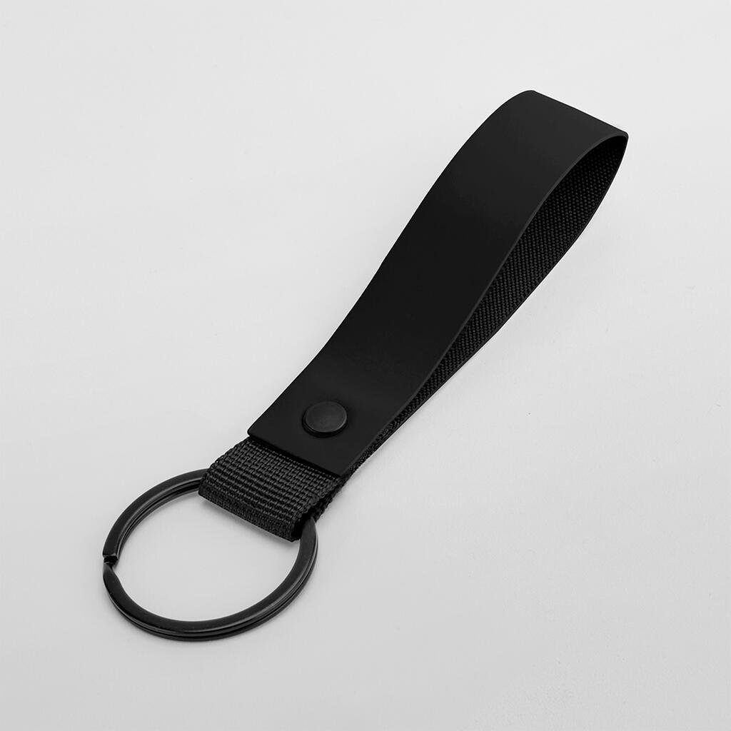 Bagbase Matte PU Keyring noir