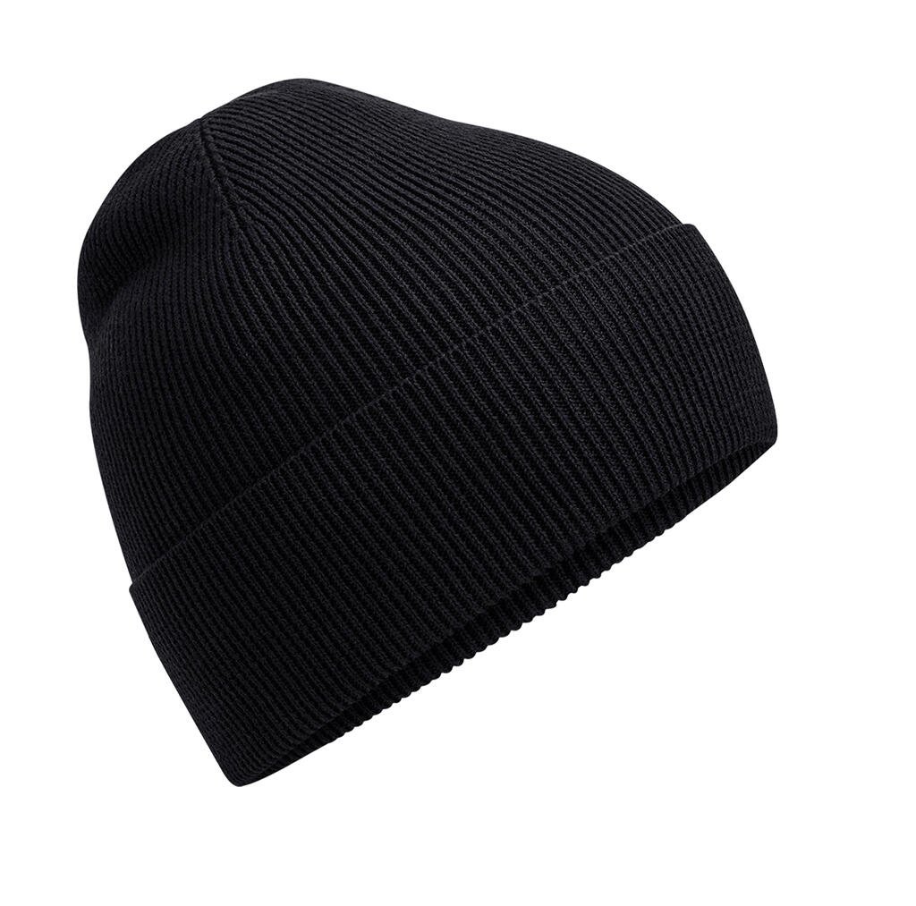 Bonnet Beechfield Organic Cotton Fine Knit noir