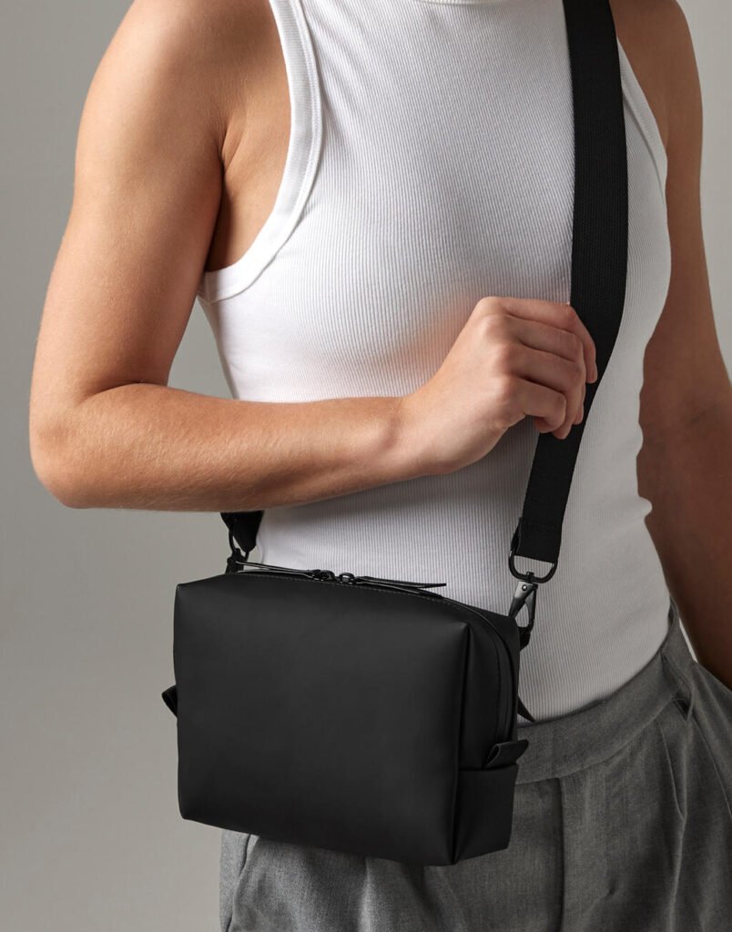 Sac Bagbase Matte PU Cross Body noir
