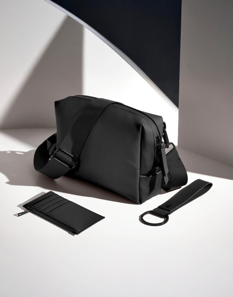 Sac Bagbase Matte PU Cross Body noir