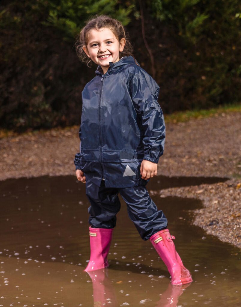 Veste Result Junior Waterproof Set marine