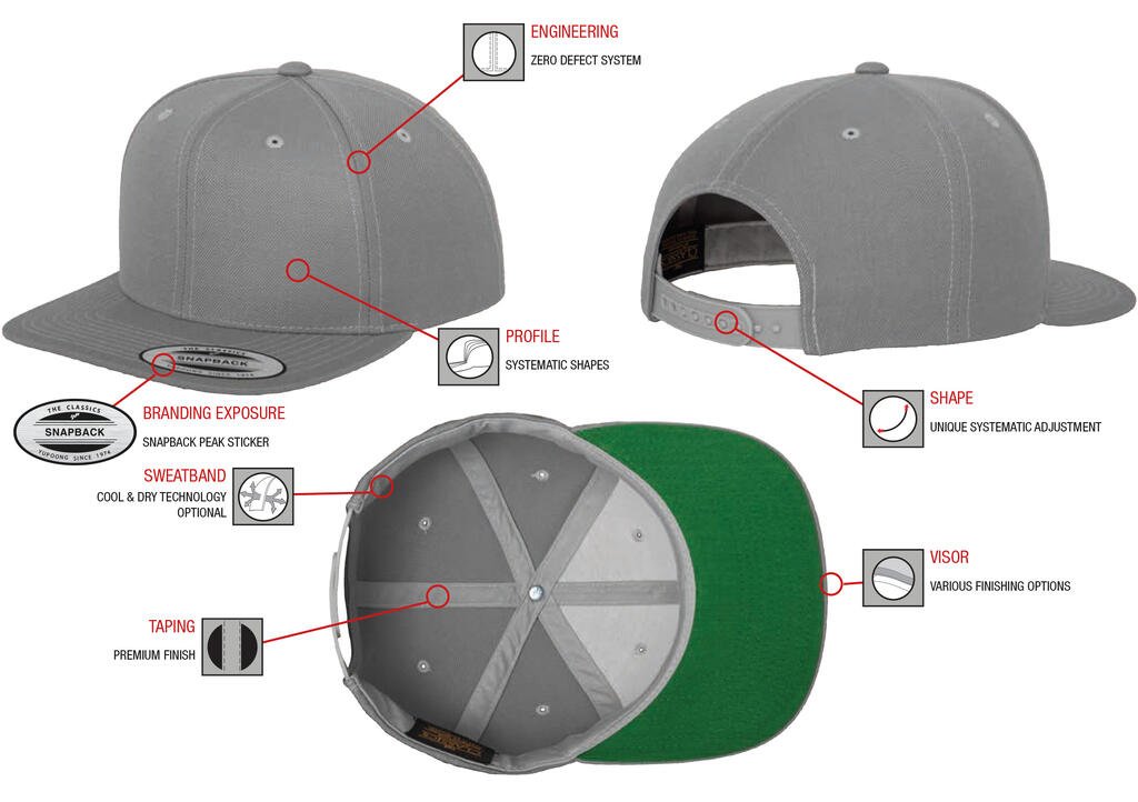 Casquette Classics Classic Snapback 2-Tone